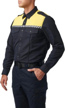5.11 Tactical Men's Fast-Tac Hi-Vis Long Sleeve Uniform Shirt 72525 -Holsters Shop 5.11 tactical mens fast tac hi vis long sleeve uniform shirt 72525 72525 45109.1669245032