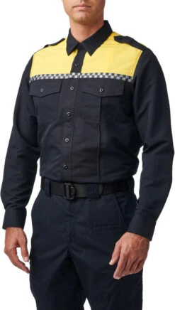 5.11 Tactical Men's Fast-Tac Hi-Vis Long Sleeve Uniform Shirt 72525 -Holsters Shop 5.11 tactical mens fast tac hi vis long sleeve uniform shirt 72525 72525 84742.1669245109