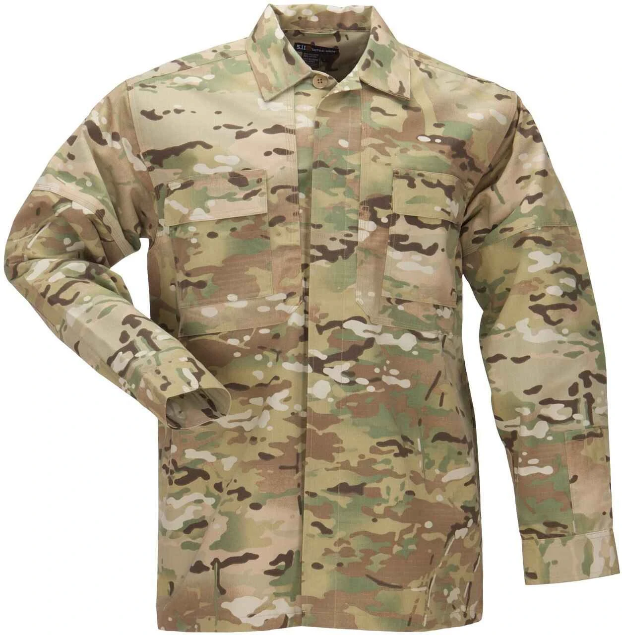 5.11 Tactical Men's Multicam TDU Long Sleeve Shirt 72013 5 5.11 Tactical Men's Multicam TDU Long Sleeve Shirt 72013 - Image 3