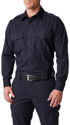 5.11 Tactical Men's NYPD Stryke RipStop Long Sleeve Uniform Shirt 72542 -Holsters Shop 5.11 tactical mens nypd stryke ripstop long sleeve uniform shirt 72542 72542 49785.1669148538