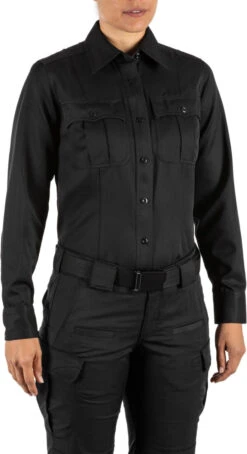 5.11 Tactical Women's Class A Fast-Tac Twill Long Sleeve Uniform Shirt 62396 -Holsters Shop 5.11 tactical womens class a fast tac twill long sleeve uniform shirt 62396 62396 27037.1669677631