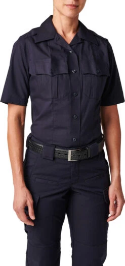 5.11 Tactical Women's NYPD Stryke RipStop Short Sleeve Uniform Shirt 61335 -Holsters Shop 5.11 tactical womens nypd stryke ripstop short sleeve uniform shirt 61335 61335 48621.1669245476