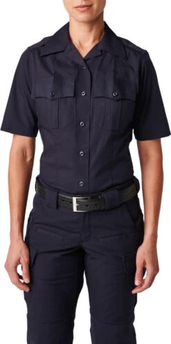 5.11 Tactical Women's NYPD Stryke RipStop Short Sleeve Uniform Shirt 61335