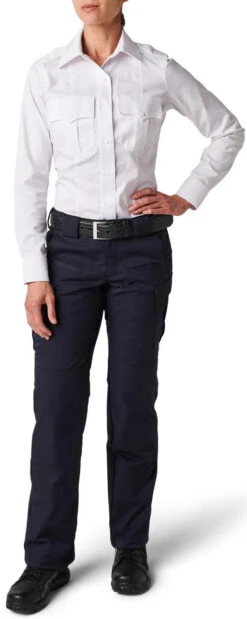 5.11 Tactical Women's NYPD Stryke Twill Long Sleeve Uniform Shirt 62418 -Holsters Shop 5.11 tactical womens nypd stryke twill long sleeve uniform shirt 62418 62418 61273.1669142231