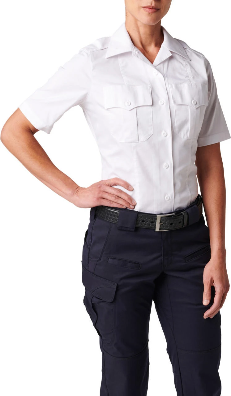 5.11 Tactical Women's NYPD Stryke Twill Short Sleeve Uniform Shirt 61334 4 5.11 Tactical Women's NYPD Stryke Twill Short Sleeve Uniform Shirt 61334 - Image 2