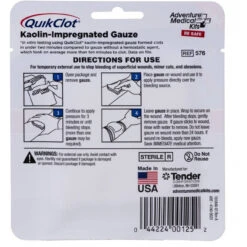 Adventure Medical Kits QuikClot Gauze 3" X 2' 5020-0025 6 Adventure Medical Kits QuikClot Gauze 3" X 2' 5020-0025 -Holsters Shop adventure medical kits quikclot gauze 3 x 2 amk 5020 0025 75564.1635888412