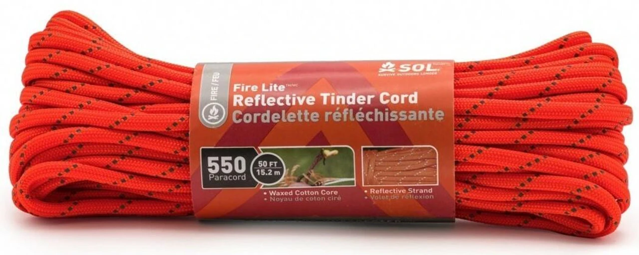 Adventure Medical Kits SOL 50ft. Fire Lite Tinder Cord 550 0140-1732 3 Adventure Medical Kits SOL 50ft. Fire Lite Tinder Cord 550 0140-1732