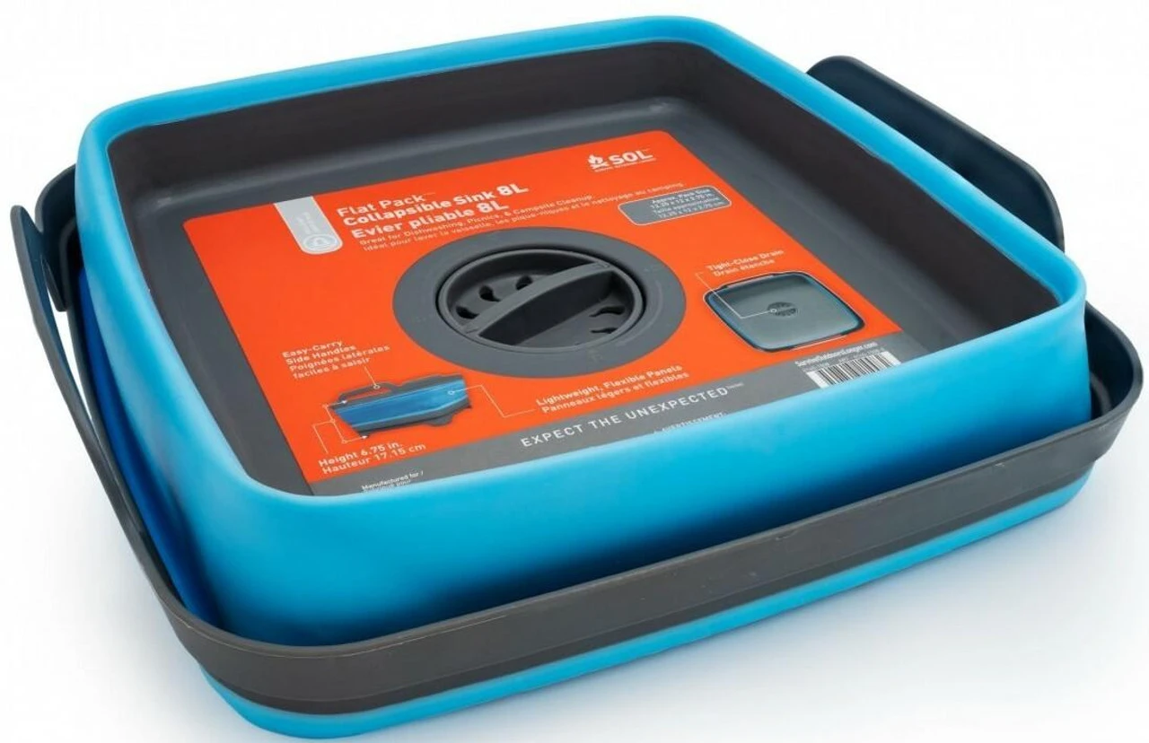 Adventure Medical Kits SOL 8L Flat Pack Sink 0140-1008 4 Adventure Medical Kits SOL 8L Flat Pack Sink 0140-1008 - Image 2