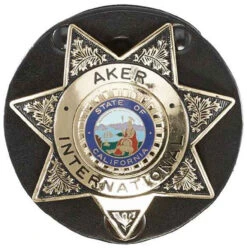 Aker Model 592 Clip On Star Badge Holder