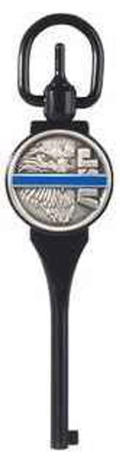 ASP Black Chrome Blue Line G1 Extended Handcuff Key 56316