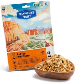 Backpacker's Pantry Pad Thai W/ Chicken - 2 Servings -Holsters Shop backpackers pantry pad thai w chicken 2 servings 102447 66696.1601490697