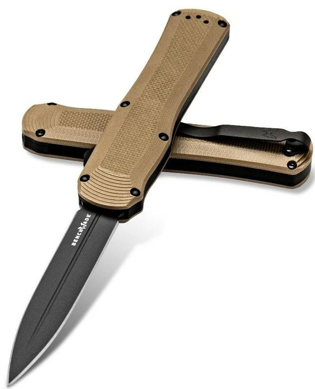 Benchmade Autocrat Coyote Brown G10 Double Edge Dagger 3400BK-2 3 Benchmade Autocrat Coyote Brown G10 Double Edge Dagger 3400BK-2