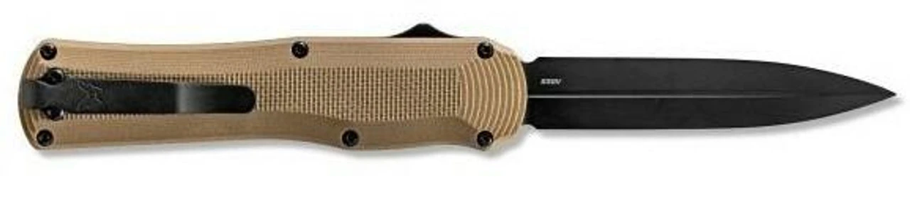 Benchmade Autocrat Coyote Brown G10 Double Edge Dagger 3400BK-2 5 Benchmade Autocrat Coyote Brown G10 Double Edge Dagger 3400BK-2 - Image 3
