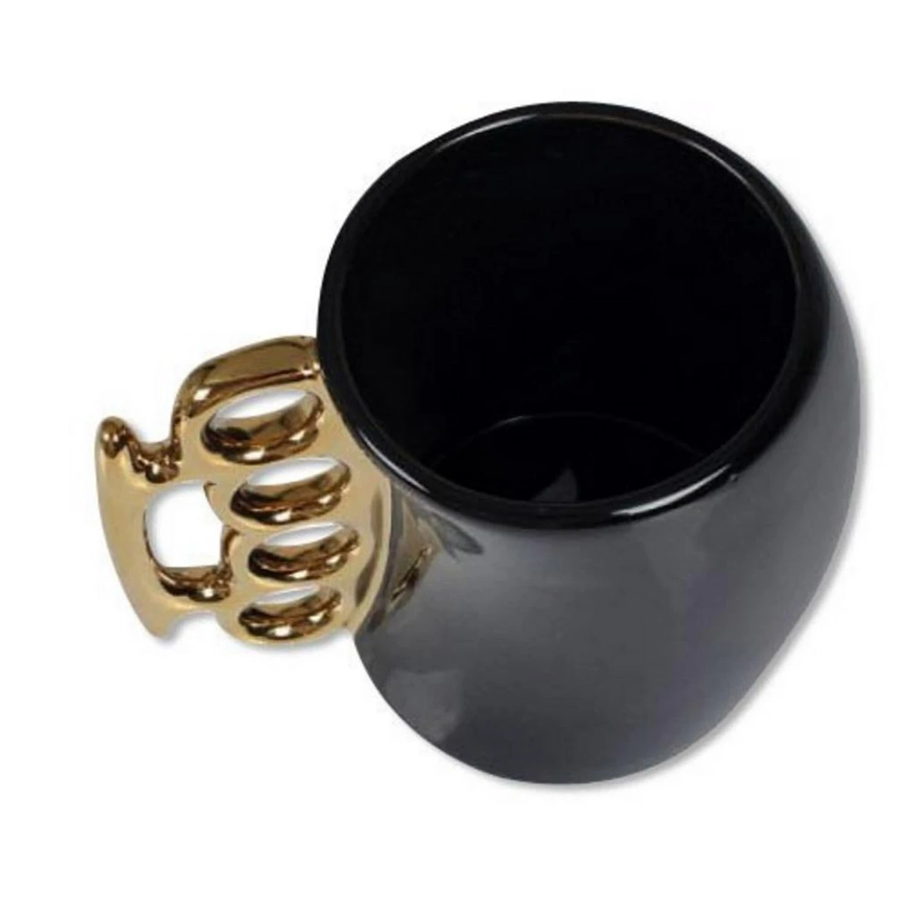 Caliber Gourmet Black And Gold Brass Knuckle Mug 5 Caliber Gourmet Black And Gold Brass Knuckle Mug - Image 3