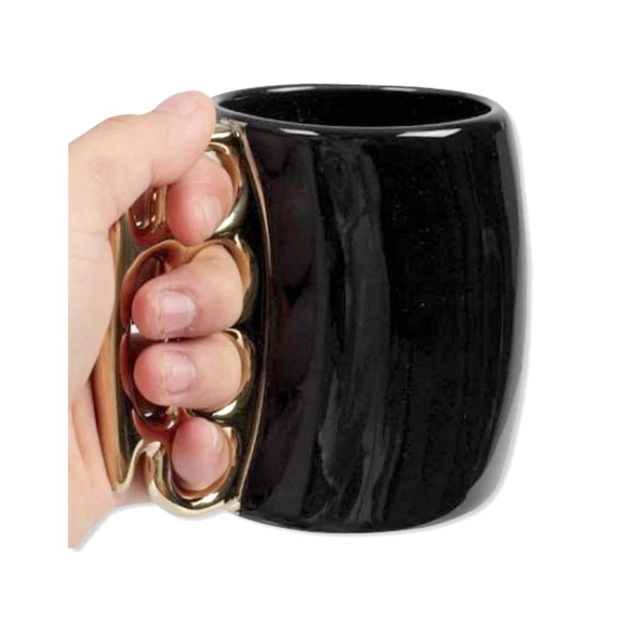 Caliber Gourmet Black And Gold Brass Knuckle Mug 6 Caliber Gourmet Black And Gold Brass Knuckle Mug - Image 4