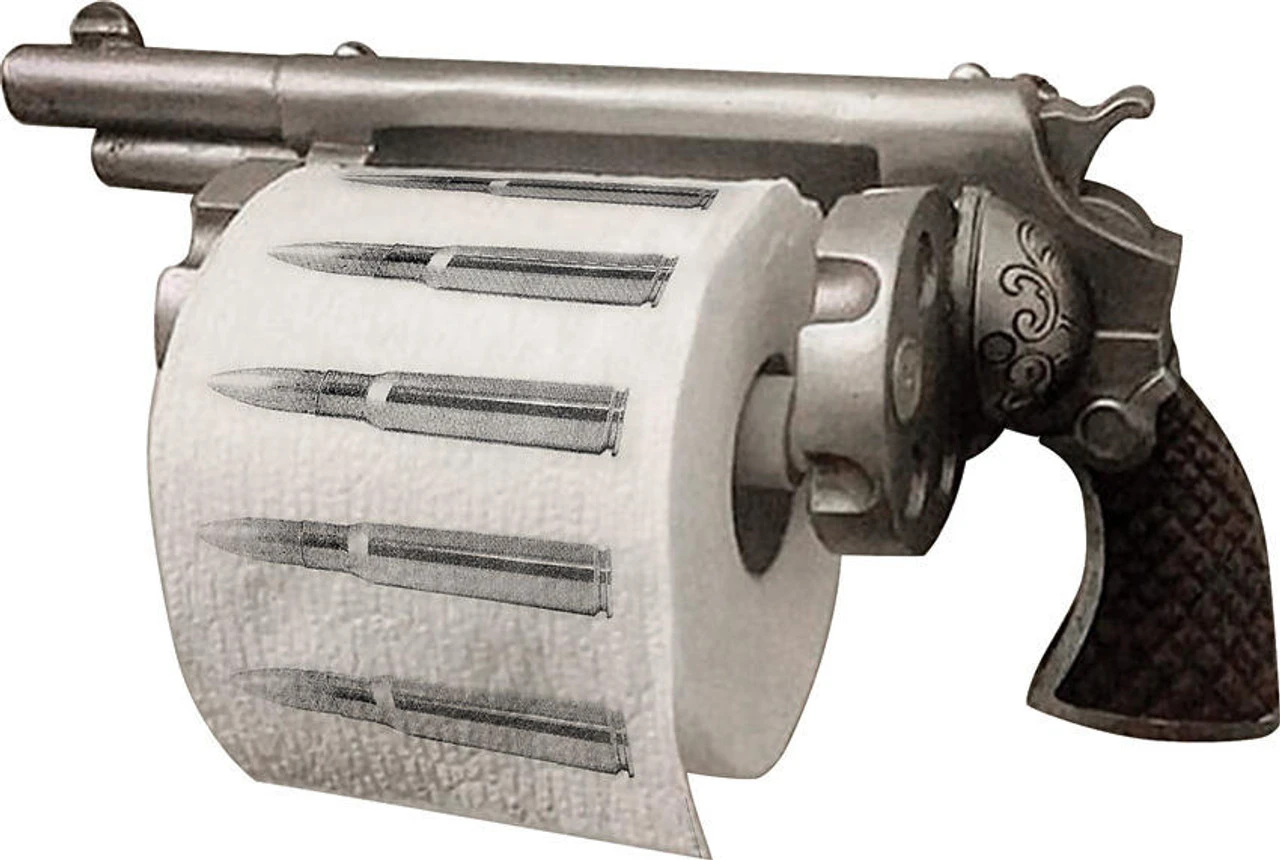 Caliber Gourmet Revolver Toilet Paper Holder 3 Caliber Gourmet Revolver Toilet Paper Holder