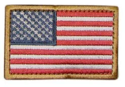 Condor USA Flag Hook & Loop Patch (6 Pack)