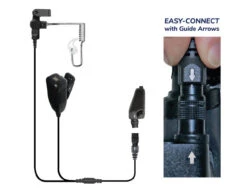 Earphone Connection Cougar Black Diamond 2-Wire Surveillance Kit -Holsters Shop earphone connection cougar black diamond 2 wire surveillance kit cougar ec mic 11577.1621556133