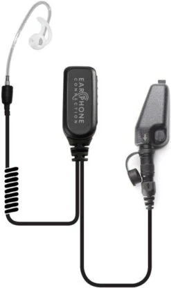 Earphone Connection Coyote Short Tube Label Microphone