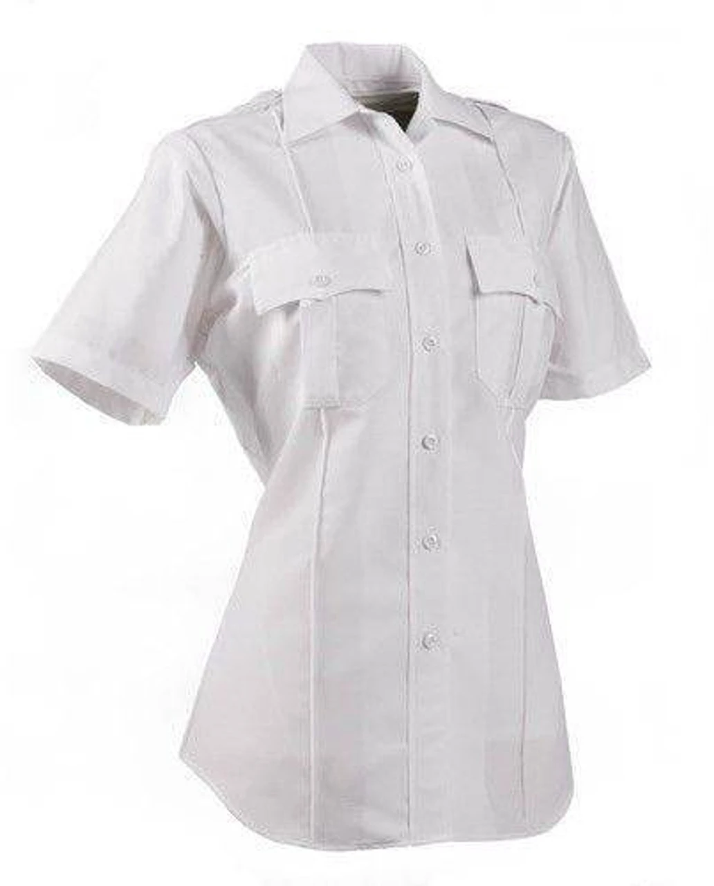 Elbeco Paragon Plus Poplin Womens Short Sleeve Shirt 4 Elbeco Paragon Plus Poplin Womens Short Sleeve Shirt - Image 2