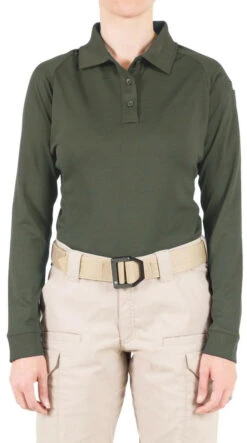 First Tactical Women's Performance Long Sleeve Polo 121503 -Holsters Shop first tactical womens performance long sleeve polo 121503 121503 86631.1626458519