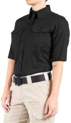 First Tactical Women's V2 Tactical Short Sleeve Shirt -Holsters Shop first tactical womens v2 tactical short sleeve shirt 122007 91839.1691907868