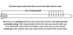 Galco SB2 1 1/2" Casual Holster Belt -Holsters Shop galco sb2 1 12 casual holster belt sb2 50131.1631571023
