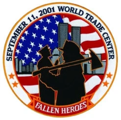 Hero's Pride 9/11 Fallen Heroes Tribute Patch - 12" Circle