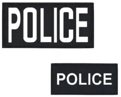 Hero's Pride Police Tactical Chest And Back Patch Set -Holsters Shop heros pride police tactical chest and back patch set hp 116040 16468.1620905635