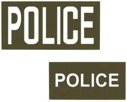 Hero's Pride Police Tactical Chest And Back Patch Set -Holsters Shop heros pride police tactical chest and back patch set hp 116040 19015.1620906412