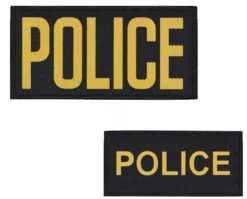 Hero's Pride Police Tactical Chest And Back Patch Set -Holsters Shop heros pride police tactical chest and back patch set hp 116040 98844.1620906158