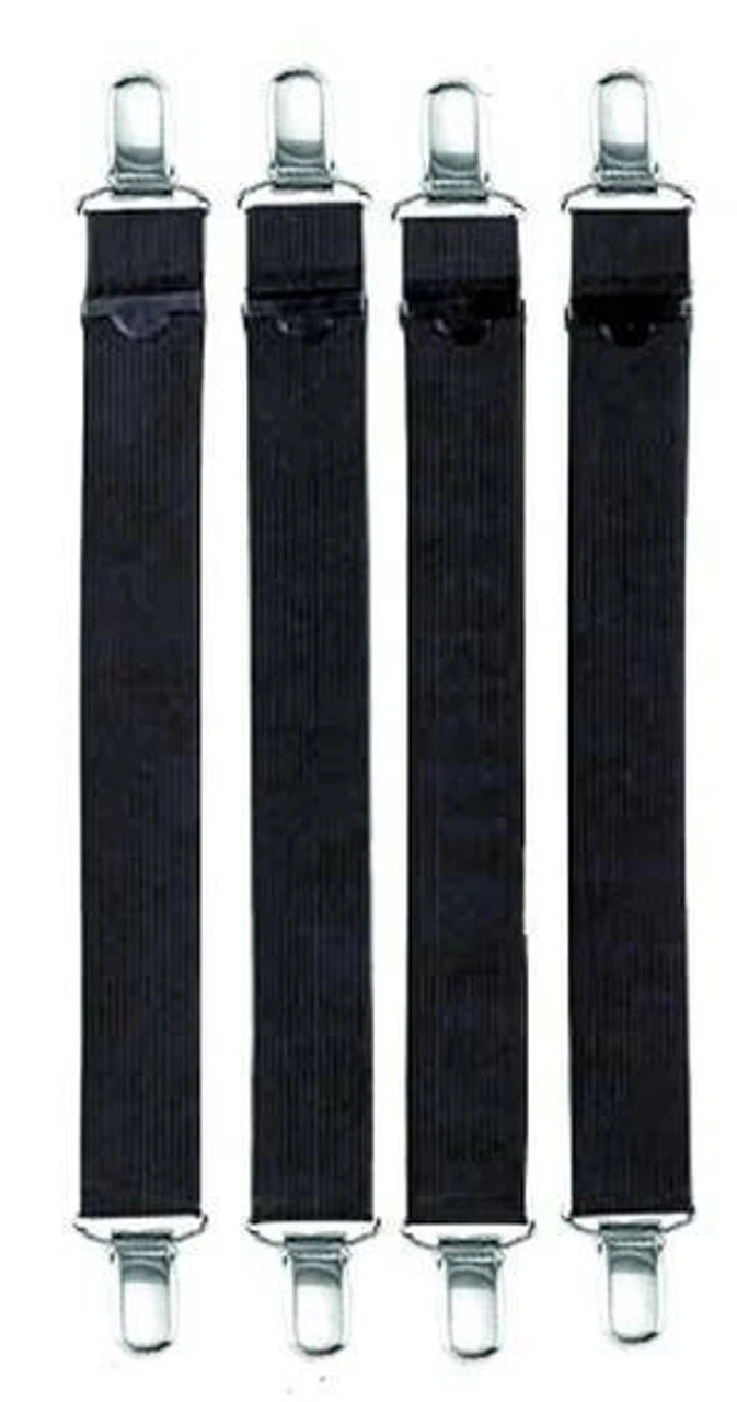 Hero's Pride Shirt Holders With Claw Clasp - Black 4 Hero's Pride Shirt Holders With Claw Clasp - Black - Image 2