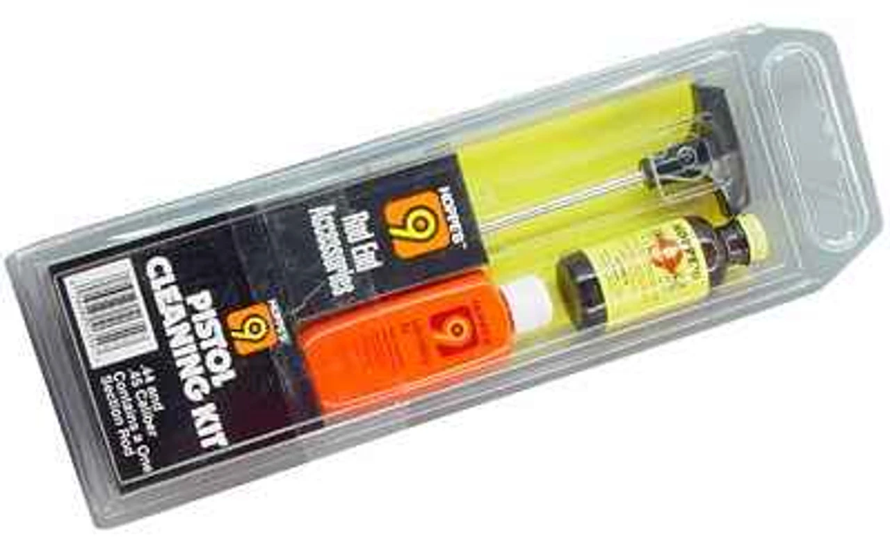 Hoppe's 9 Cleaning Kit 44/45Cal Pistol Clam Pack PCO45B 3 Hoppe's 9 Cleaning Kit 44/45Cal Pistol Clam Pack PCO45B