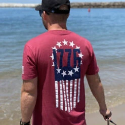 LA Police Gear 1776 Flag T-Shirt -Holsters Shop la police gear 1776 flag t shirt 1776 flag 28117.1689279057