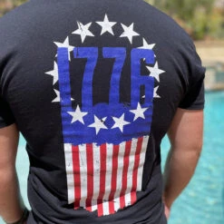 LA Police Gear 1776 Flag T-Shirt -Holsters Shop la police gear 1776 flag t shirt 1776 flag 56240.1621989340