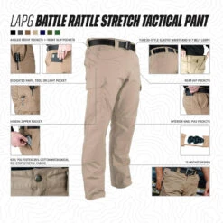 LA Police Gear Battle Rattle Stretch Tactical Pant -Holsters Shop la police gear battle rattle stretch tactical pant battle rattle 93454.1649429939