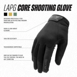 LA Police Gear Core Shooting Glove -Holsters Shop la police gear core shooting glove gl csh2 09754.1649429912