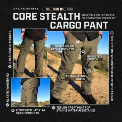 LA Police Gear Core Stealth Cargo Pant -Holsters Shop la police gear core stealth cargo pant cscp3001 94141.1678676161