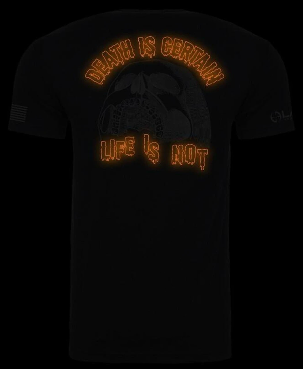 LA Police Gear Death Is Certain Glow In The Dark T-Shirt 7 LA Police Gear Death Is Certain Glow In The Dark T-Shirt - Image 5