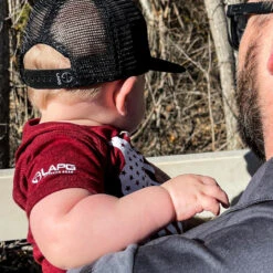 LA Police Gear Distressed Flag Baby Onesie -Holsters Shop la police gear distressed flag baby onesie df onesie 16247.1645189710