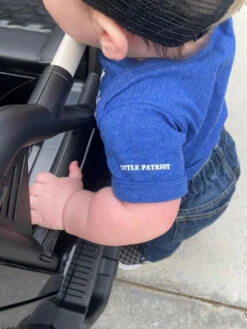 LA Police Gear Distressed Flag Baby Onesie -Holsters Shop la police gear distressed flag baby onesie df onesie 42296.1641639570