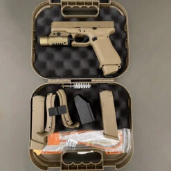 LA Police Gear FDE SlideRail XWL Tactical WeaponLight -Holsters Shop la police gear fde sliderail xwl tactical weaponlight fl xwl01 fde 35836.1601493829