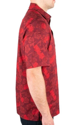 LA Police Gear Fire Tactical Tiki™ Short Sleeve Button Up Shirt -Holsters Shop la police gear fire tactical tiki short sleeve button up shirt ssbu fire 38012.1660157663