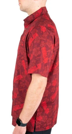 LA Police Gear Fire Tactical Tiki™ Short Sleeve Button Up Shirt -Holsters Shop la police gear fire tactical tiki short sleeve button up shirt ssbu fire 85029.1660157636