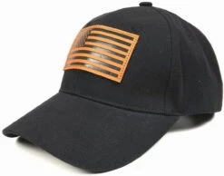 LA Police Gear Leather Flag Patch Hat -Holsters Shop la police gear leather flag patch hat leflpahat 14008.1624588535