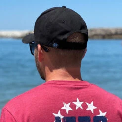 LA Police Gear Leather Flag Patch Hat -Holsters Shop la police gear leather flag patch hat leflpahat 76518.1601478981