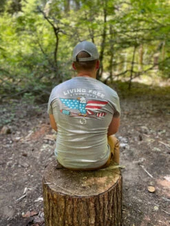 LA Police Gear Living Free T-Shirt -Holsters Shop la police gear living free t shirt livingfree 42799.1691906728