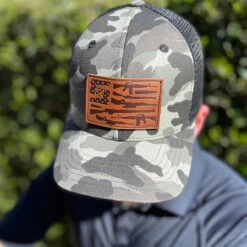LA Police Gear Men's Camo Gun Flag Hat -Holsters Shop la police gear mens camo gun flag hat camogunflag 02805.1652891305