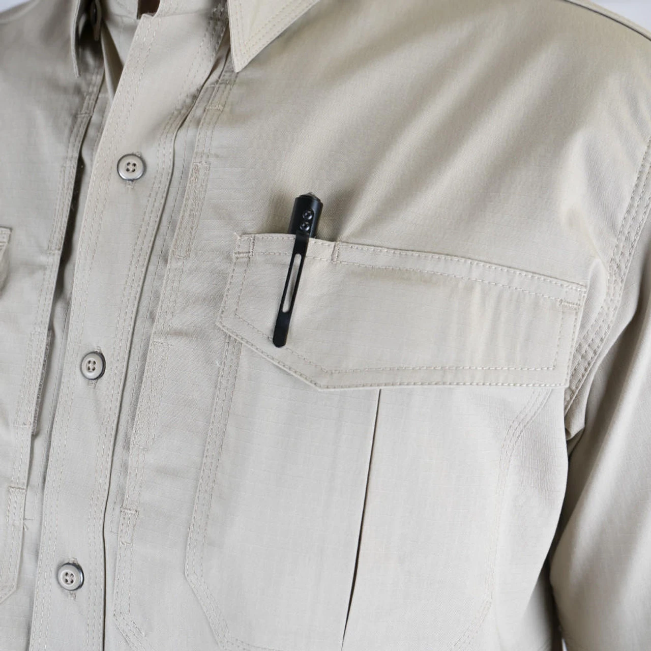 LA Police Gear Men's Short Sleeve Battle Rattle Stretch Field Shirt 9 LA Police Gear Men's Short Sleeve Battle Rattle Stretch Field Shirt - Image 7