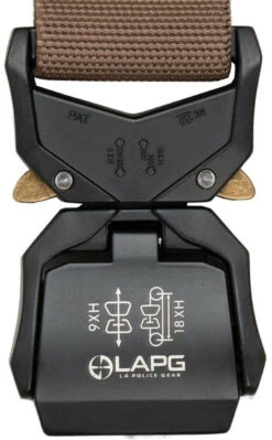 LA Police Gear MTB Tactical Belt With Metal Tac Buckle -Holsters Shop la police gear mtb tactical belt with metal tac buckle gl nytac2 20695.1639497208